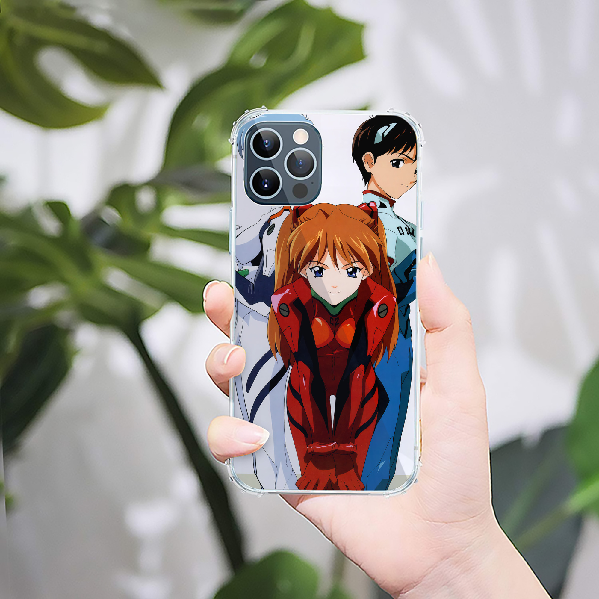 （画像用） EVA 新世紀エヴァンゲリオン 【iPhone 12シリーズ対応】透明スマホケース（クリアソフトケース）